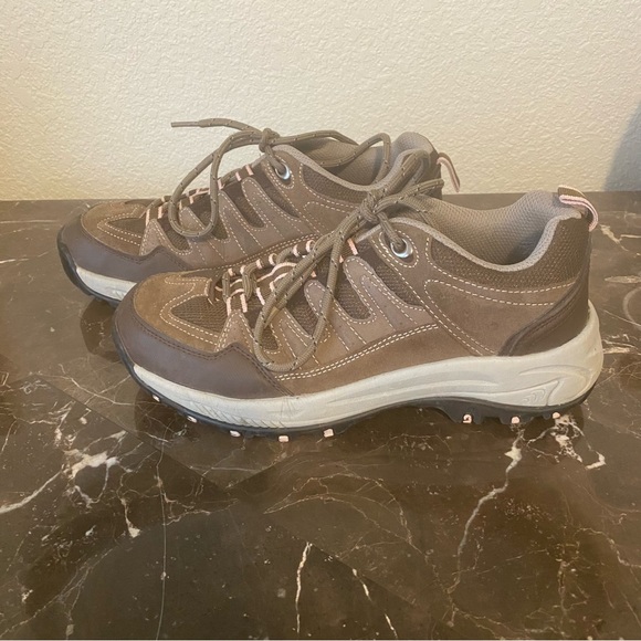 Womens Denali Birch Brown Suede Leather Walking Hiking Shoe Lace-Up Trail Sz. 8 - Picture 2 of 6